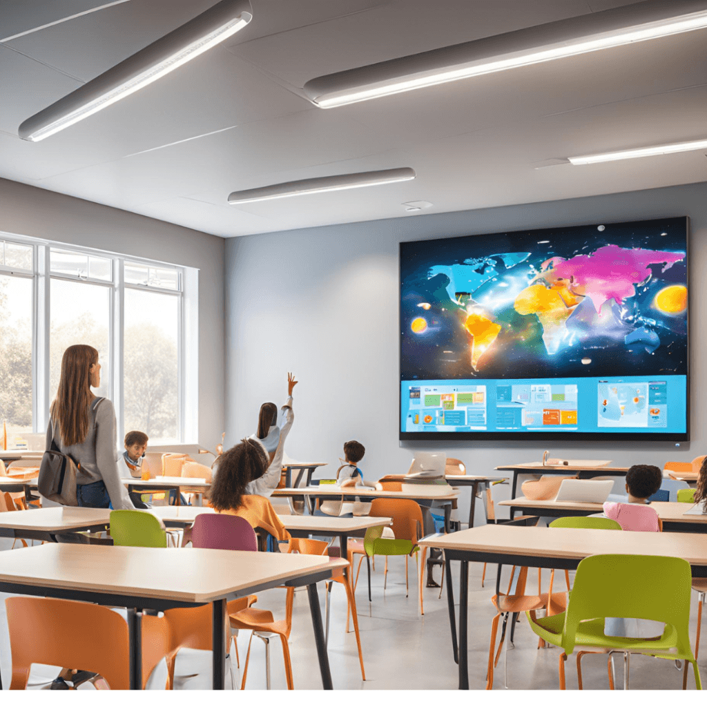 digital signage in education