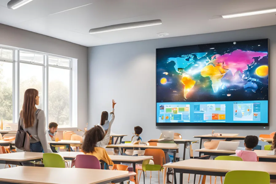 digital signage in education