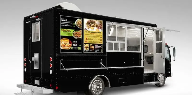 food truck digital menu board