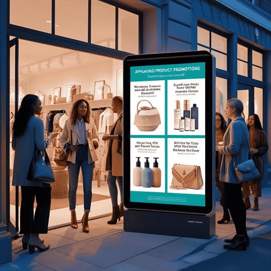 Retail digital signage