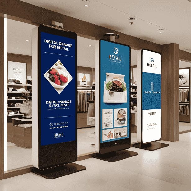 digital signage for retail store