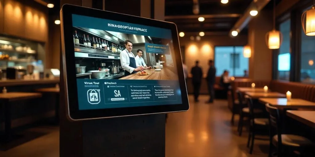 menu display monitors