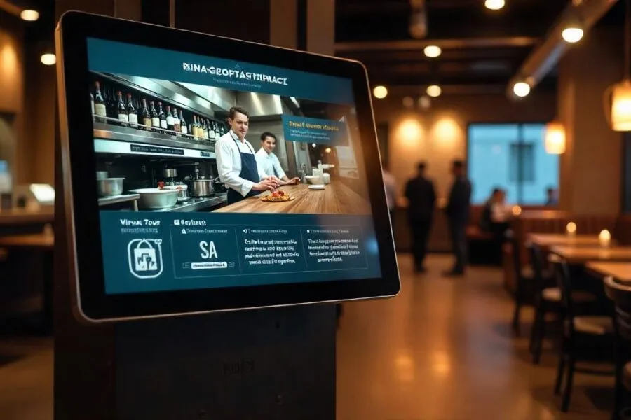 menu display monitors