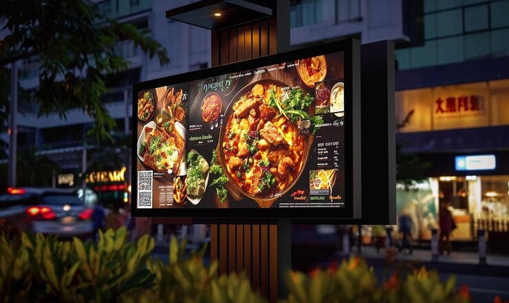 Fonts and Digital Signage for Restaurants