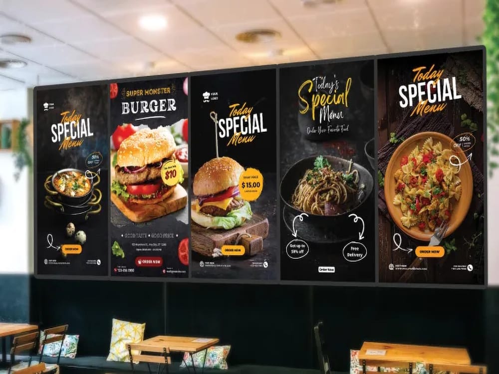 Digital Concession Menu Boards