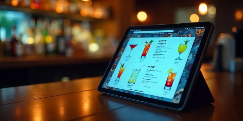 Digital Drink Menus