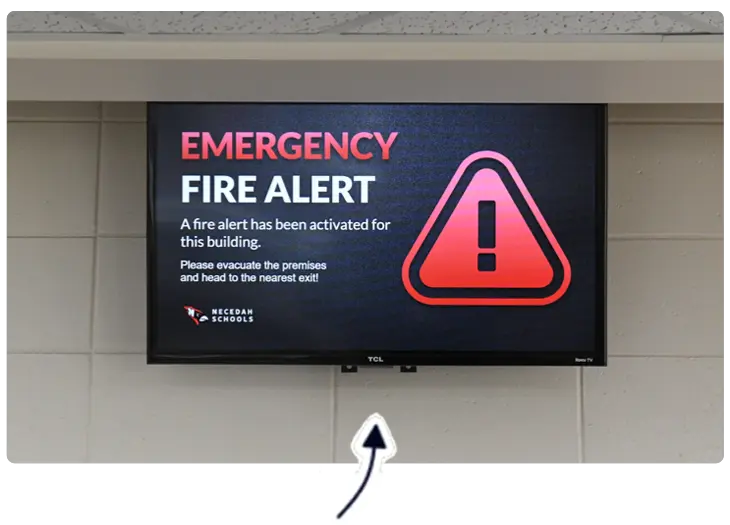Warning signage
