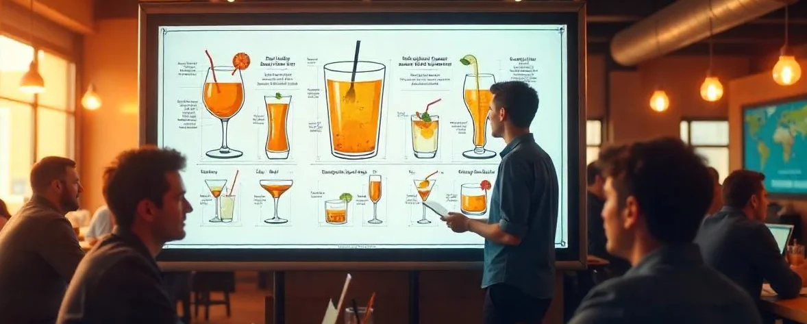 hospitality businesses' drink menus