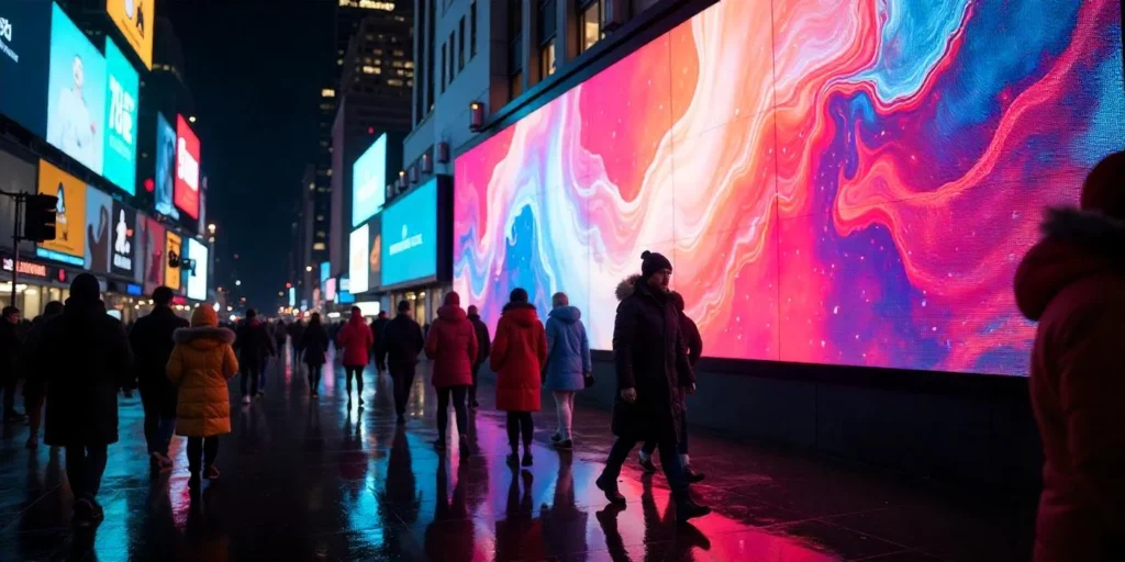 large outdoor digital signage