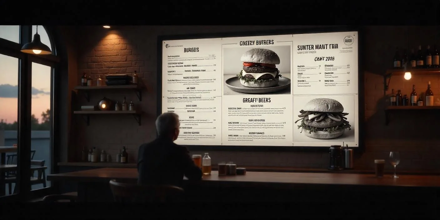 LED Menu Board: Restaurant Advertising and Customer Experience