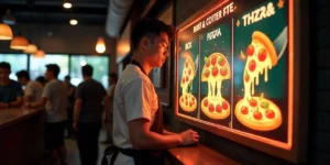Pizza Menu Board