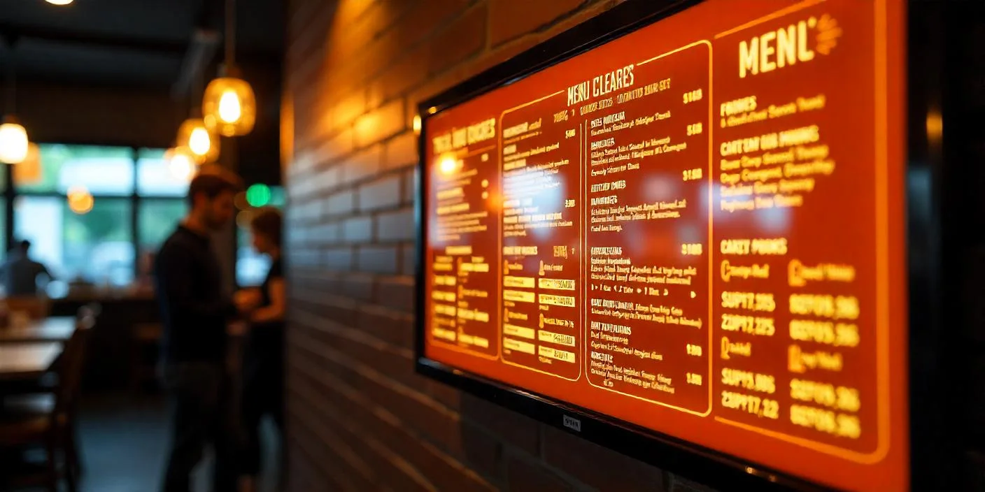 Restaurants Are Switching to Electronic Menu Boards