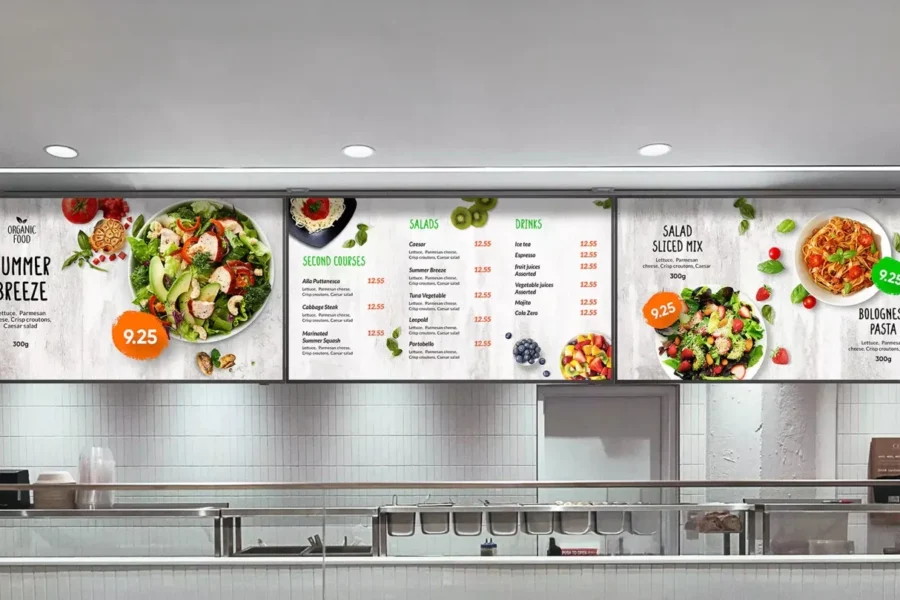 Digital Menu Board TV Specs