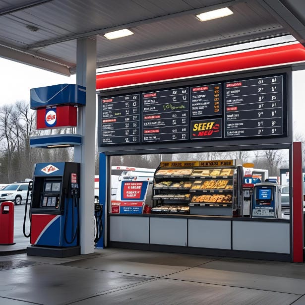 Gas cloud based signage