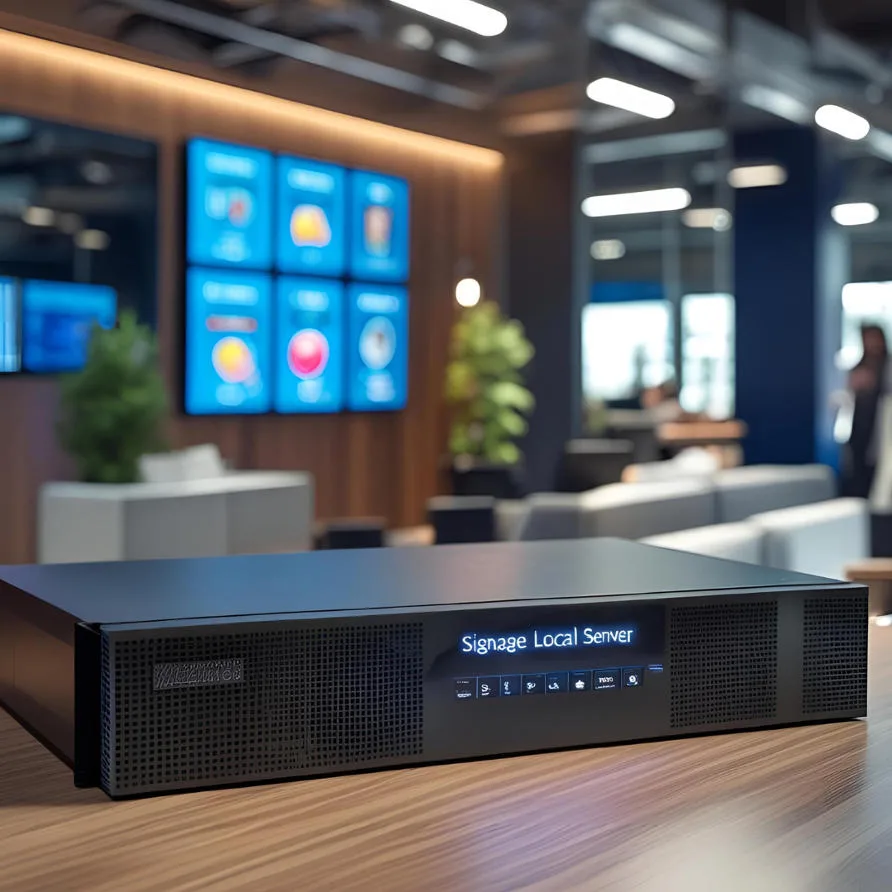 digital signage local server