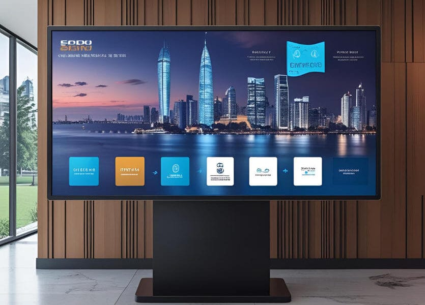 top digital signage monitor