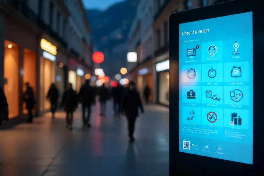 Digital signage wayfinding software