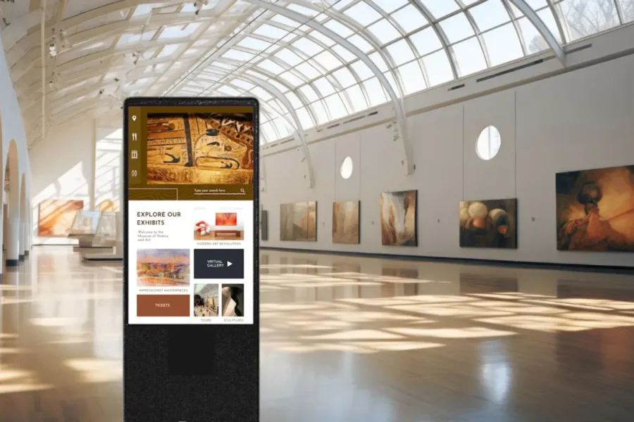 museum digital signage