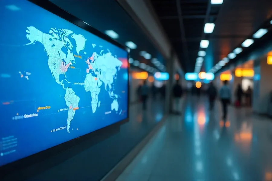airport digital signage