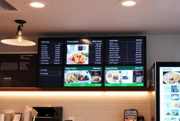 Digital Signage Order Processing