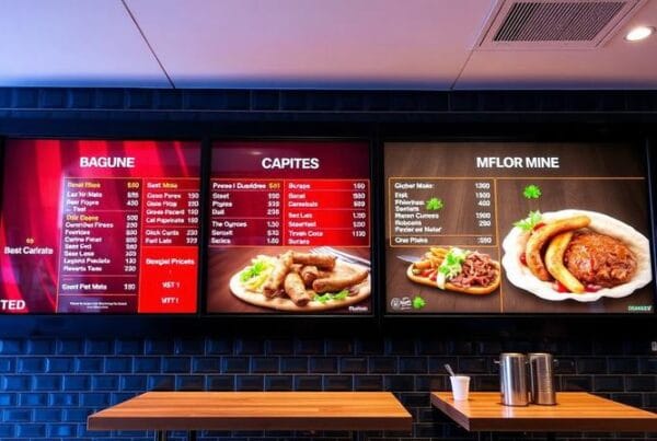 Commercial Digital Menu Boards