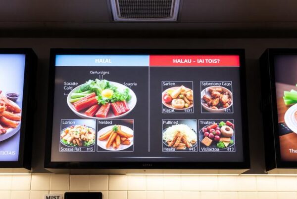 halal food signage