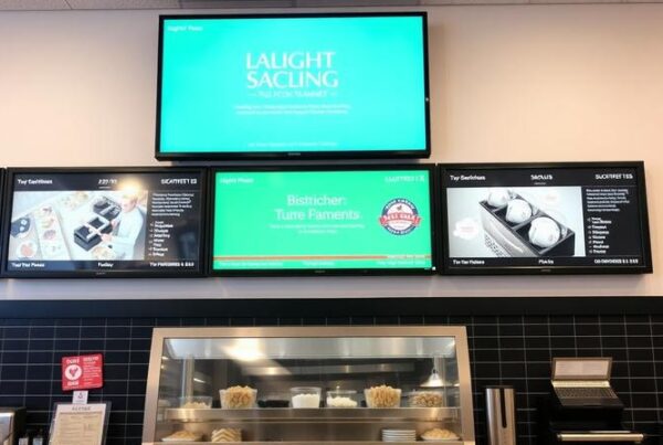 digital signage for restaurant operations