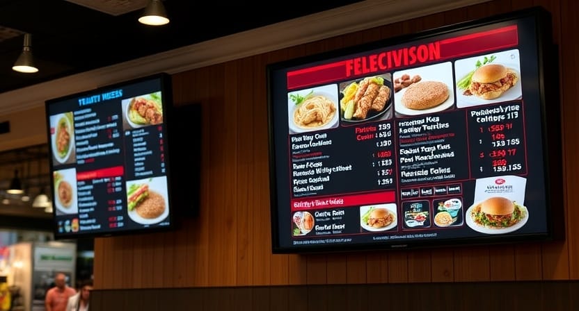 Television Menu Boards: The Smart Upgrade Your Restaurant Has Been Waiting For