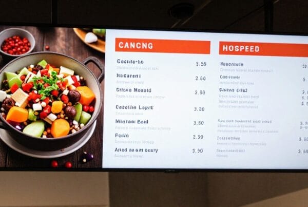LED Menu Boards for Restaurants