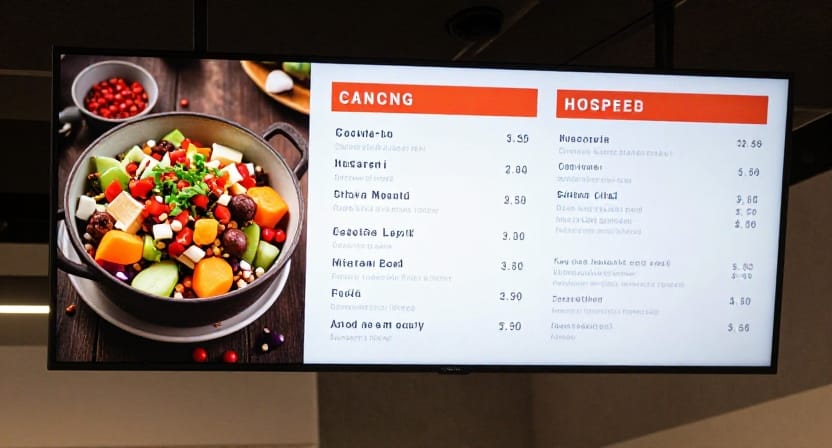 LED Menu Boards for Restaurants
