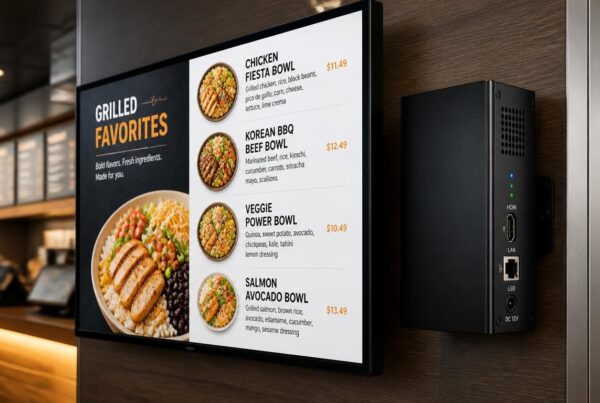 digital signage device
