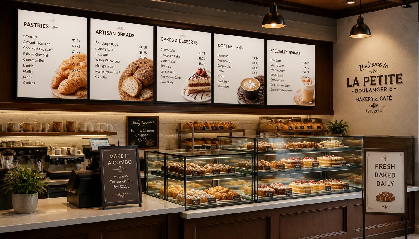 Top Bakery Menu Ideas for Digital Signage in 2026: Trends, Templates, and Tips