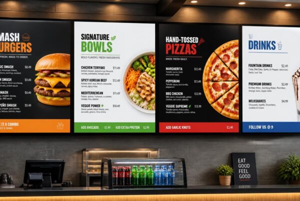 electronic menus for restaurants