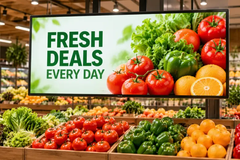 Nento digital signage for Grocery & Convenience Stores