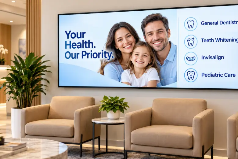 Nento digital signage for Medical & Dental Clinics