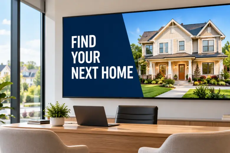 Nento digital signage for Real Estate Agencies