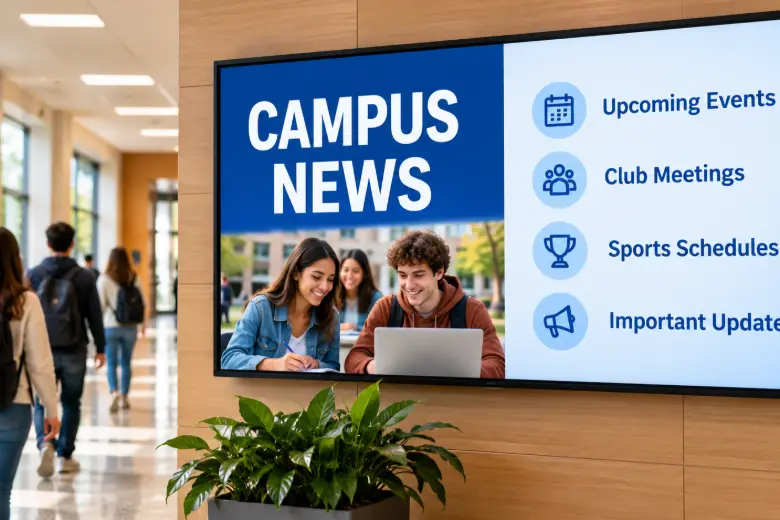 Nento digital signage for Schools & Training Centers